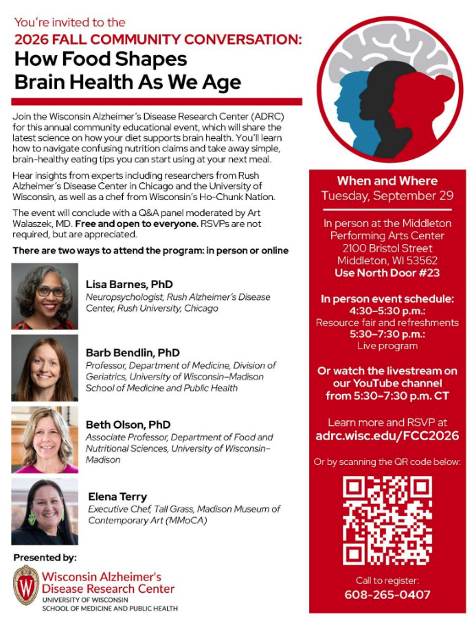 Image of 2026 Fall Community Conversations flyer.